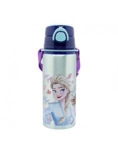 Frozen | Borraccia All. Pop Up con Cannuccia E Tracolla...