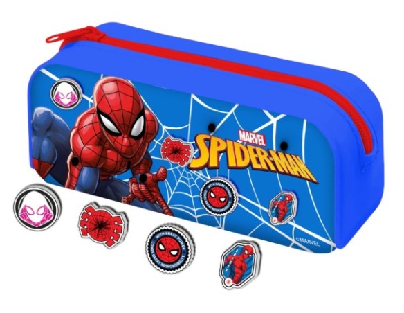 Spiderman | astuccio in silicone con 4 patch spiderman