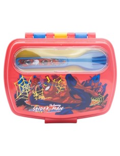 Spiderman | PORTAMERENDA PORTAPRANZO SPIDERMAN CON POSATE