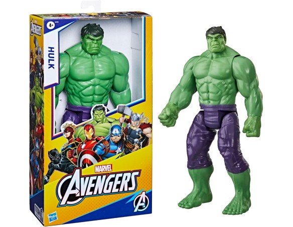PERSONAGGIO Hasbro Marvel Avengers Titan Hero Series Blast Gear, Action Figure di Hulk, Classe Deluxe, di 30 cm, per Bambini da