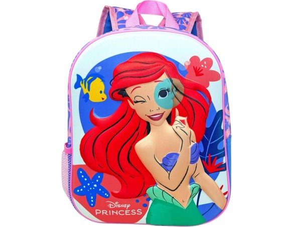 Disney Ariel La sirenetta - Zaino Zainetto 3D 31cm per l'asilo o il tempo libero ariel principesse