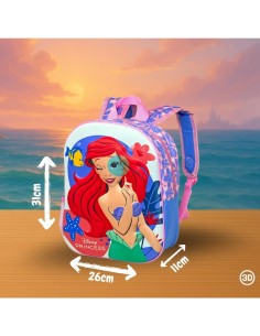 Disney Ariel La sirenetta - Zaino Zainetto 3D 31cm per... 2