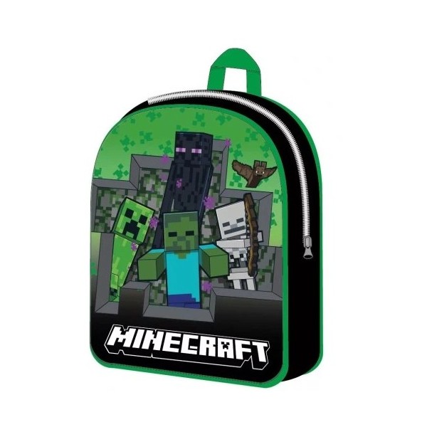 Minecraft - Zaino 30x26x10 cm per l'asilo o il...