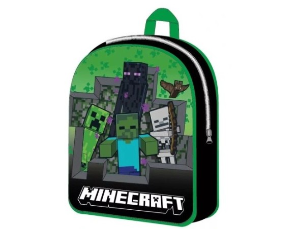 Minecraft - Zaino 30x26x10 cm per l'asilo o il tempo libero minecraft