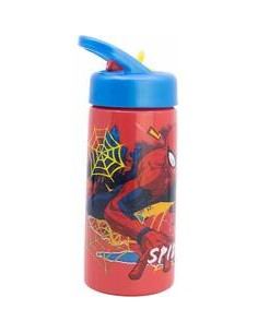 Spiderman | Borraccia con Cannuccia Playground 420 ml...