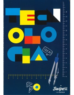 Maxi Quaderno Swipe Tecnologia 30 fogli + 1 80 g 2