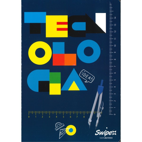 Maxi Quaderno Swipe Tecnologia 30 fogli + 1 80 g