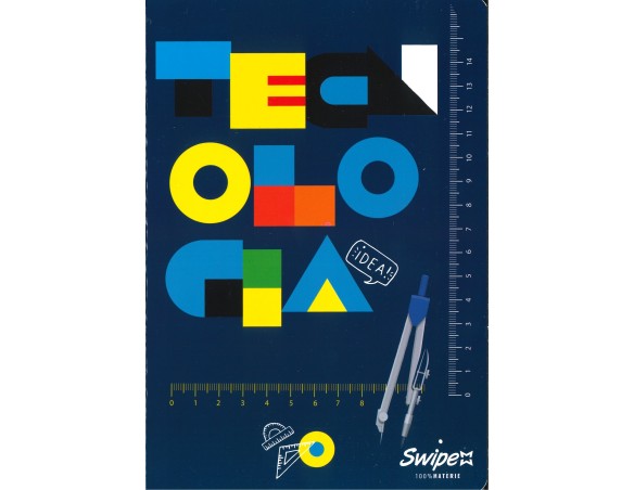 Maxi Quaderno Swipe Tecnologia 30 fogli + 1 80 g
