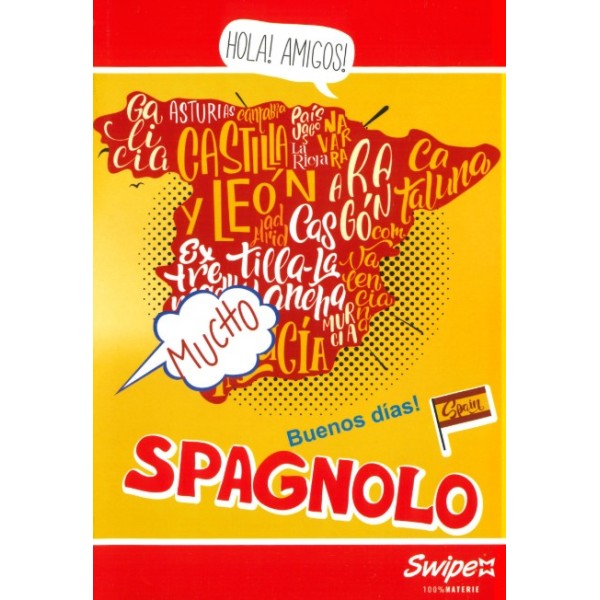 Maxi Quaderno Swipe Spagnolo 30 fogli + 1 80 g...
