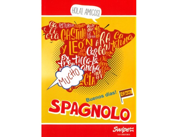 Maxi Quaderno Swipe Spagnolo 30 fogli + 1 80 g 1 rigo