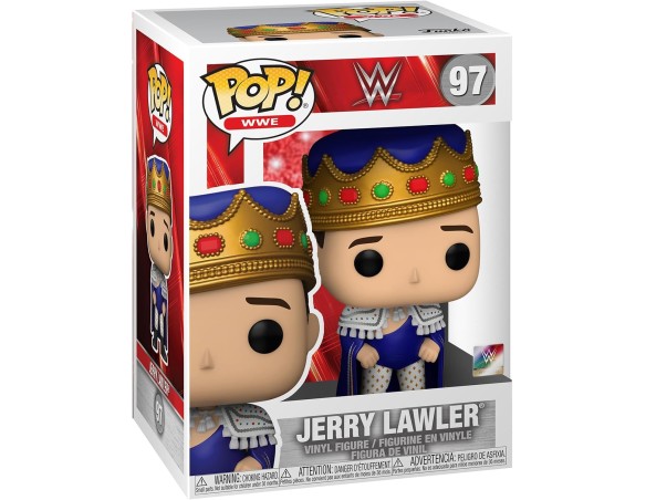 Funko Pop! WWE: Jerry Lawler - Metallic - Figura in Vinile da Collezione - Idea Regalo - Merchandising Ufficiale - Giocattoli p