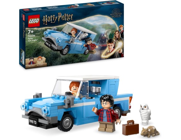 LEGO Harry Potter Ford Anglia Volante, Modellino di Macchina Giocattolo da Costruire, Giochi per Bambini e Bambine da 7 Anni, A