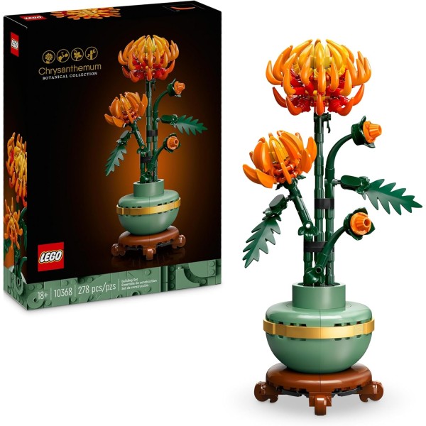 LEGO Botanicals Crisantemo - Fiore Finto...