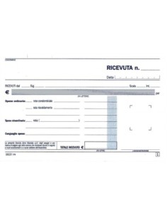 RICEVUTE DI CONDOMINIO DUPLICE COPIA E 5540 C 2