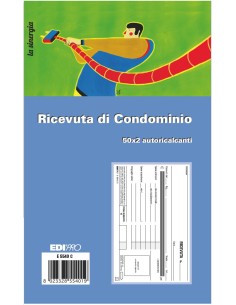RICEVUTE DI CONDOMINIO DUPLICE COPIA E 5540 C