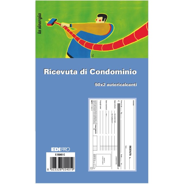 RICEVUTE DI CONDOMINIO DUPLICE COPIA E 5540 C