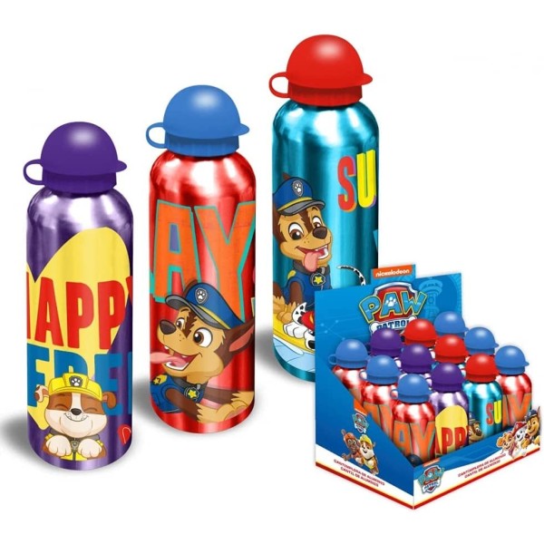 BORRACCIA IN ALLUMINIO 500 ML PAW PATROL CON...