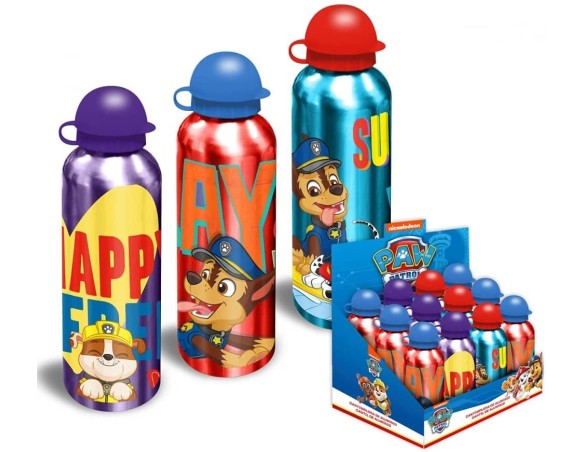 BORRACCIA IN ALLUMINIO 500 ML PAW PATROL CON BECCUCCIO