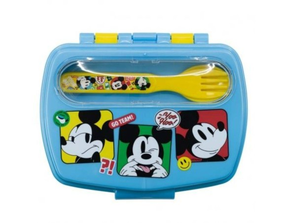 Topolino | PORTAMERENDA PORTAPRANZO TOPOLINO MICKEY CON POSATE