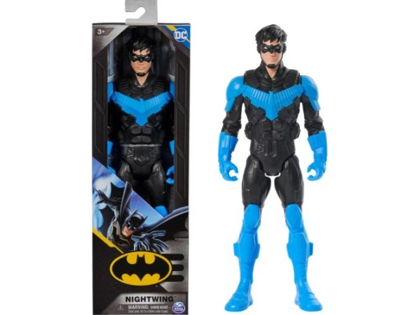 dc comics, Action Figure Nightwing Armatura, Supereroe Giocattolo in Scala, Personaggio Mondo Batman Alto 30 cm, Supereroe con 