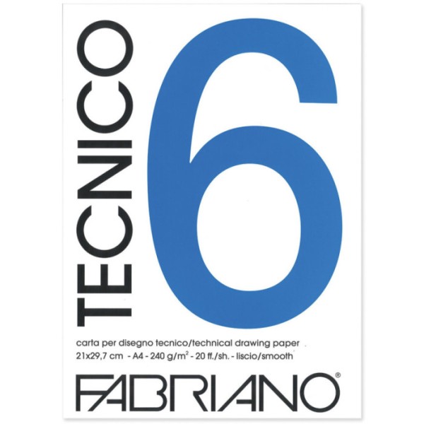 BLOCCO CARTA DISEGNO GRANA LISCIA 240 GR....