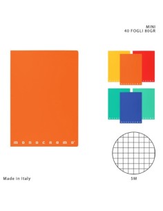 MINI QUADERNO A6 5mm 12X17CM