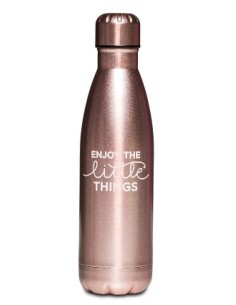 BORRACCIA in acciaio inox POSH + POP bottle TENUTA STAGNA...