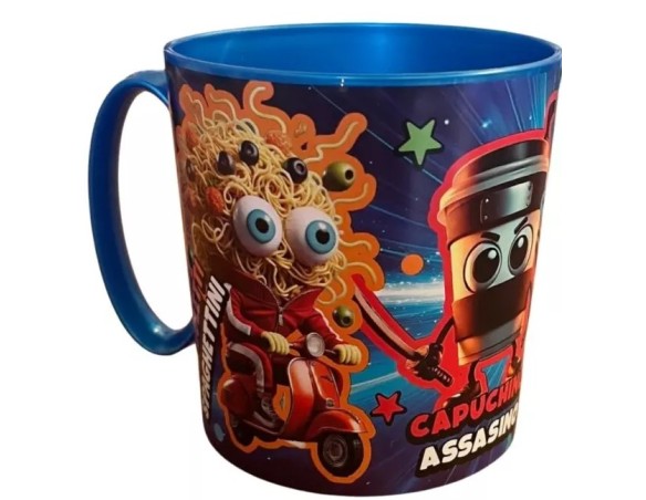 Italian Brainrot | Tazza per Microonde 9cm 390ml italian Brainrot