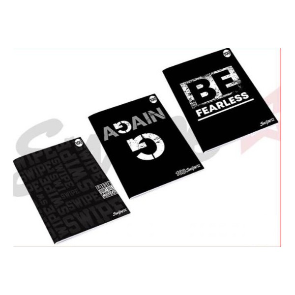 Maxi Quaderno Nero Swipe Urban Neri 30 fogli +...
