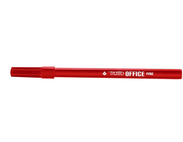 PENNARELLO TRATTO OFFICE ROSSO X 12