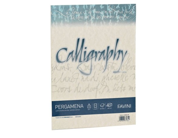RISMA Carta Favini A4 Pergamena 50fg 190gr Natura 06