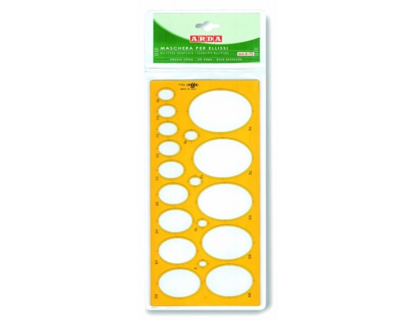 MASCHERA ELLISSI CON SMUSSO MM. 8-75 ARDA ELISSOGRAFO ELISSOMETRO HB02010