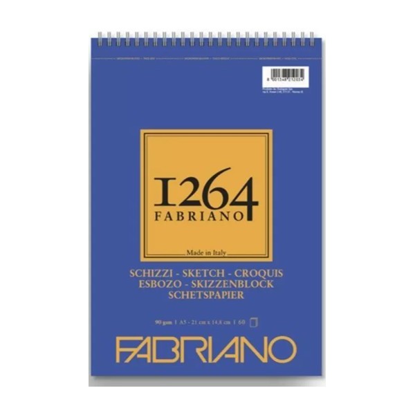Blocco Disegno Fabriano 1264 spiralato schizzi...
