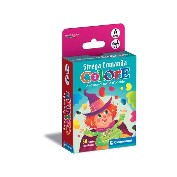 Clementoni - Carte Strega Comanda Colore...