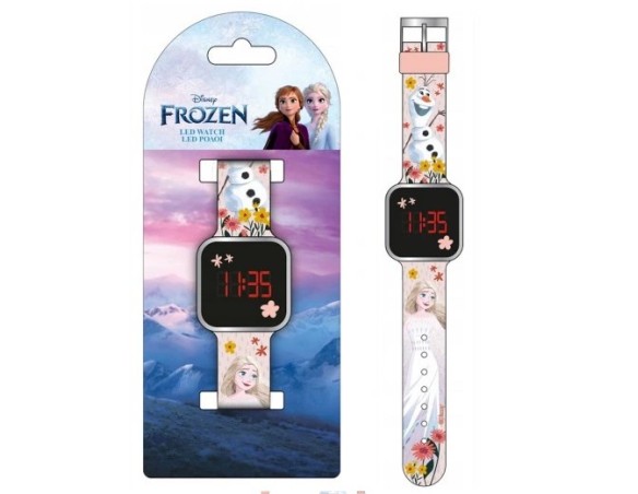 Frozen | Orologio da polso digitale Led per bambini, Funzione data Disney Frozen
