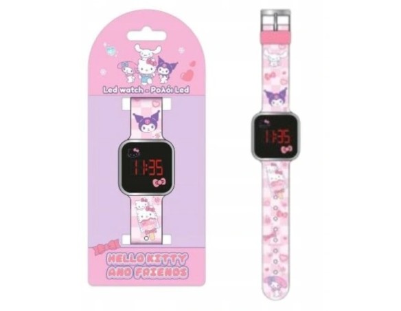 Hello Kitty | Orologio da polso digitale Led per bambini, Funzione data Hello Kitty