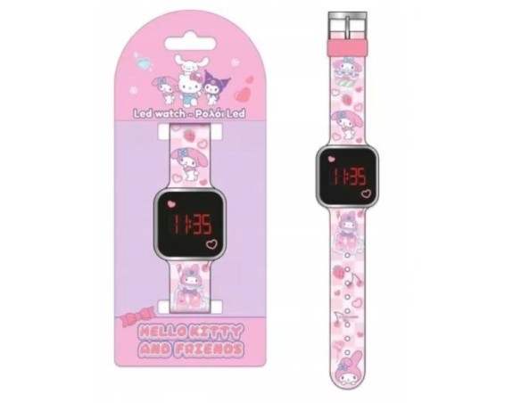 Hello Kitty | Orologio da polso digitale Led per bambini, Funzione data Hello Kitty My Melody
