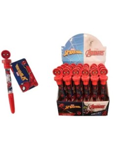 Spiderman | Penna con timbro e bolle di sapone Spiderman...