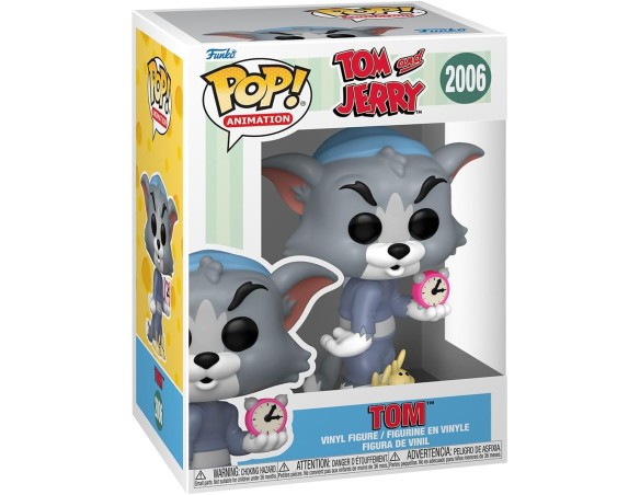 Funko Pop! Animation: Tom & Jerry – Tom - Figura in Vinile da Collezione - Idea Regalo - ( 2006 )