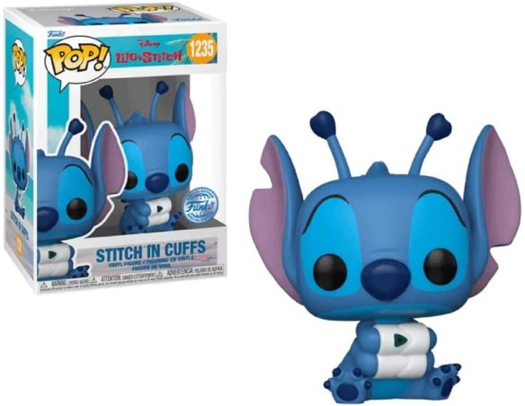 Funko Pop! Disney: Lilo & Stitch - Stitch in Cuffs - Figura in Vinile da Collezione - Idea Regalo - Merchandising Ufficiale - (