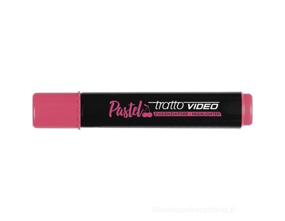 Evidenziatore Tratto Video Pastel Rosso Ciliegia