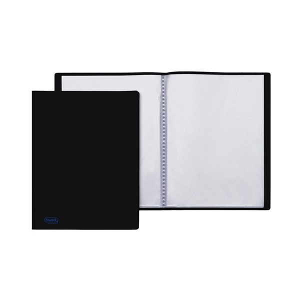 PORTALISTINO DA 60 FOGLI BUSTE NERO FAVORIT 22X30