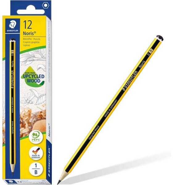 MATITA STAEDTLER B 1 TAPPO NERO