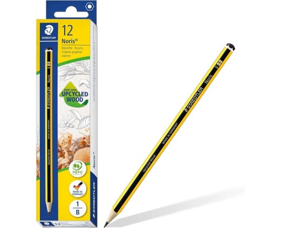 MATITA STAEDTLER B 1 TAPPO NERO