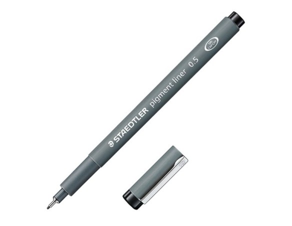 PENNA PENNINO STAEDTLER PIGMENT DR 05 NERO