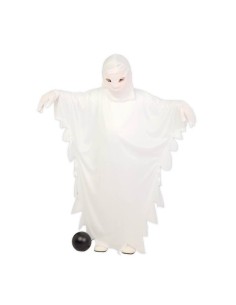 Costume bianco fantasma per bambini HALLOWEEN CARNEVALE