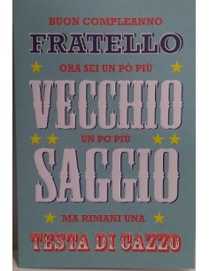 Legami ! Biglietto Di Auguri Fratello