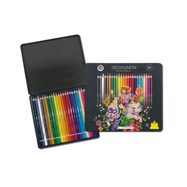 Tinta Unita metal box 24 pastelli – edizione...
