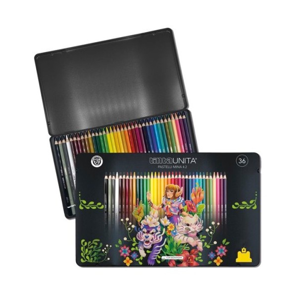 Tinta Unita metal box 36 pastelli – edizione...