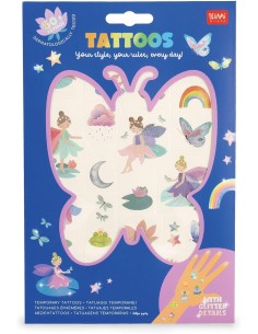 Legami - Tatuaggi Temporanei per Bambini, Tema Fairy,...
